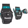 Makita E-15154 Ultimate Series porakotelo, raskas 1680D polyesteri, musta sinisillä yksityiskohdilla, yleismalli akkuporakoneille ja iskuruuvinvääntimille