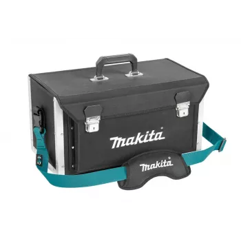 MAKITA E-15394 avoin työkalukassi 50/25, 20 taskua, 15 kg kuormitus, musta/sininen