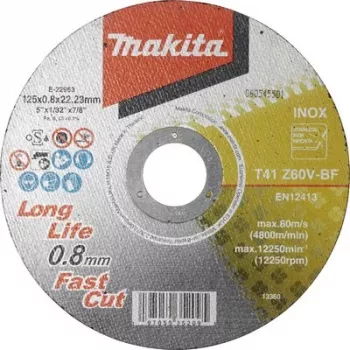 Makita E-22953 katkaisulaikka teräkselle, 125 mm, 1 kappale