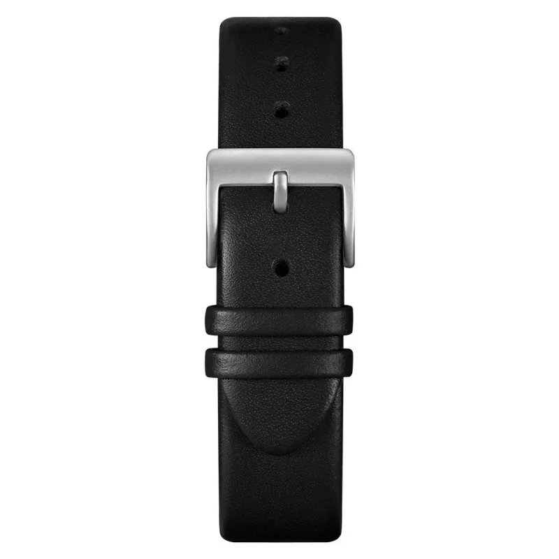 MAM MAM621 unisex analoginen kello 39 mm musta kellotaulu musta nahkaranneke