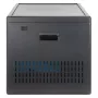 Manhattan 12-paikkainen USB-C kannettavien latauskaappi pyörillä, 65W per portti, 780W yhteensä, teräs, musta, UK- ja EU-kaapelit, 395x32,5x290mm lokerot