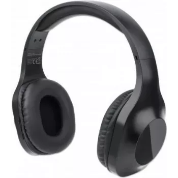 Manhattan Sound Science Bluetooth Over-Ear -kuulokemikrofoni – langaton Bluetooth 5.0 + EDR, ympärisuuntaava mikrofoni, integroidut säätimet, musta (179812)