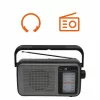 Manta MARDI919BK San Remo FM/AM-radio, verkko- tai paristokäyttö, kuulokeliitäntä, musta