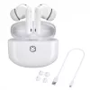 Manta MTWS008W Rytmo White True Wireless Bluetooth 5.0 -nappikuulokkeet ja latauskotelo