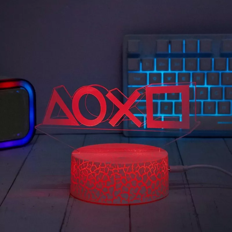 Manta SNL123RGB LED-valo valaistus koriste Game 3 RGB 3D