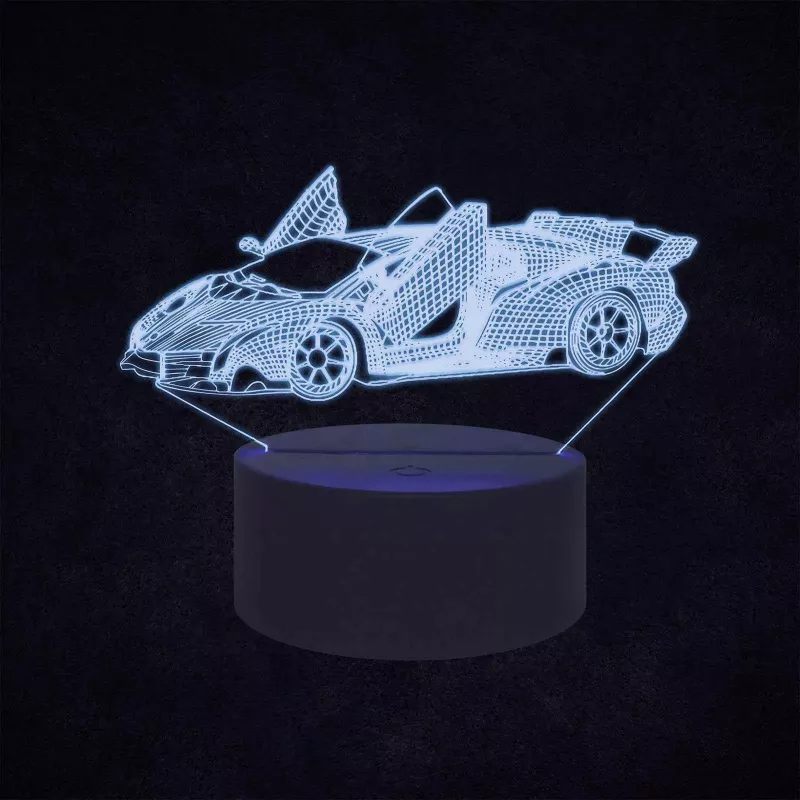 Manta SNL64RGB LED-valo valaistus koriste auto 3D RGB