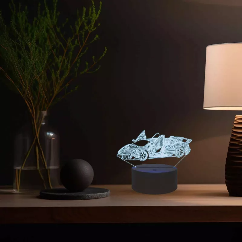 Manta SNL64RGB LED-valo valaistus koriste auto 3D RGB