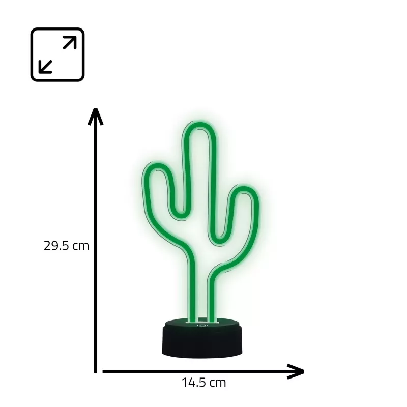 Manta SNL82GN LED-yövalo kaktus koristevalaisin vihreä