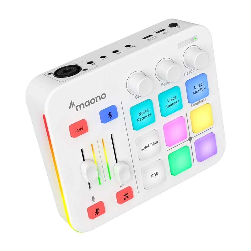 Maono G1 Neo USB-C-audiokäyttöliittymä äänikortti - valkoinen