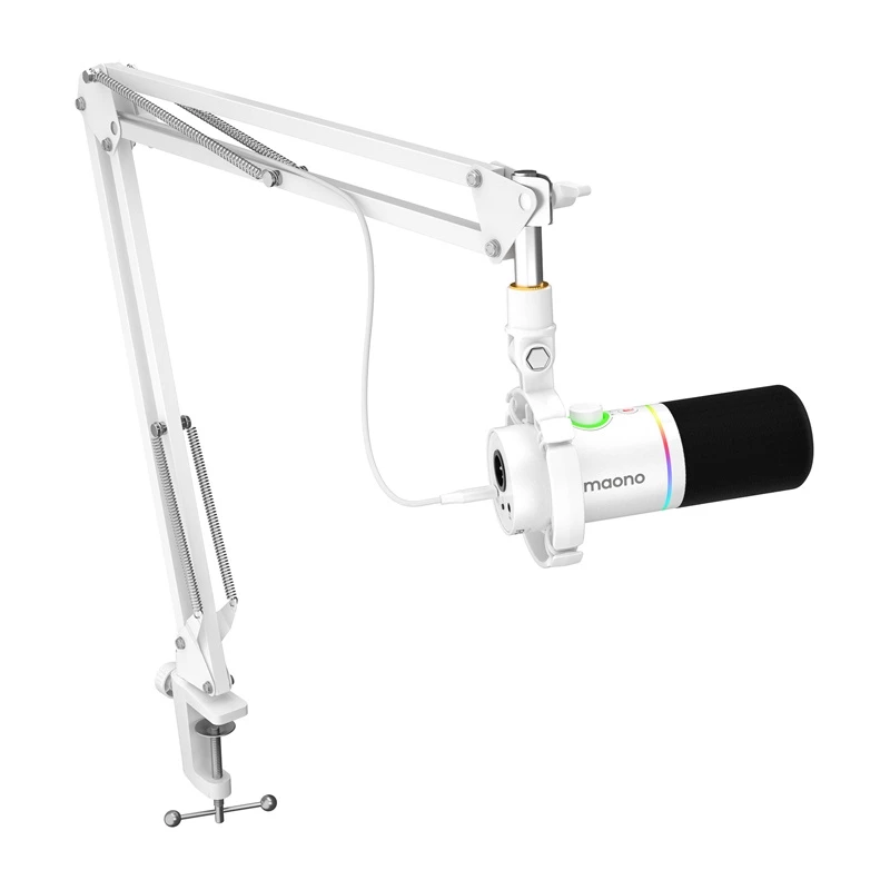 Maono PD200XS dynaaminen mikrofoni USB-C ja XLR, kardioidi, valkoinen