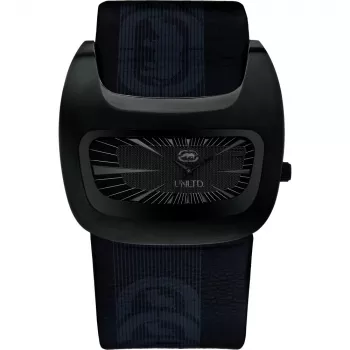 MARC ECKO E16077G2S miesten kvartsi analoginen kello 50 mm ruostumaton teräs musta kellotaulu