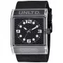 Marc Ecko miesten kvartsianalogikello E08513G6 44mm musta kellotaulu silikoniranneke