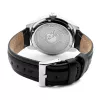 MARC ECKO miesten rannekello E11591G1 - 45 mm kvartsi analoginen musta kellotaulu hopea ranneke