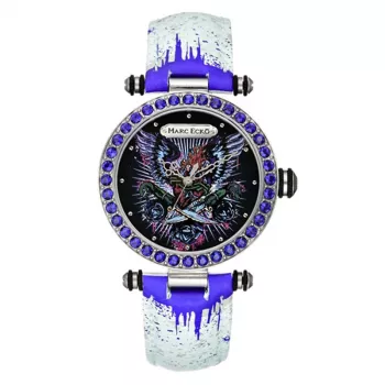 Marc Ecko naisten teräskuorinen kvartsikello E15087M1 40 mm