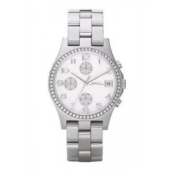 MARC JACOBS naisten kello MBM3072 ruostumaton teräs kvartsi kello 36 mm hopea
