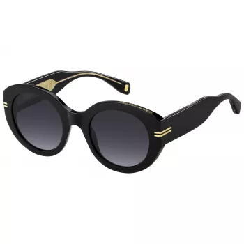 MARC JACOBS naisten MJ-1110-S-807 aurinkolasit - musta kehys, harmaat liukuvärjätyt linssit - 51/23/145 mm