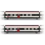 Märklin 43462 H0 lisävaunusarja 2 SBB Giruno: 2. luokan vaunut D(B9) ja E(B8)