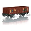 Märklin 44224 H0 Rlmms 56 pylväsvaunu kuormalla, aikakausi IV