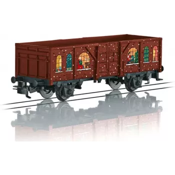 Märklin 44224 H0 Rlmms 56 pylväsvaunu kuormalla, aikakausi IV