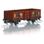 Märklin 44224 H0 Rlmms 56 pylväsvaunu kuormalla, aikakausi IV