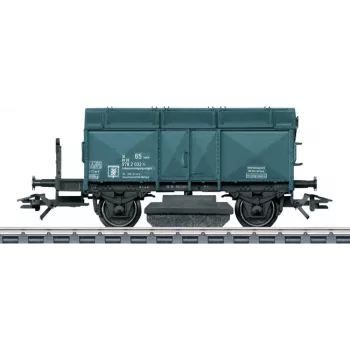 Märklin 46049 HO G 10 katettu tavaravaunu Deutsche Bundesbahn aikakausi III ruskea