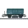 Märklin 46049 HO G 10 katettu tavaravaunu Deutsche Bundesbahn aikakausi III ruskea