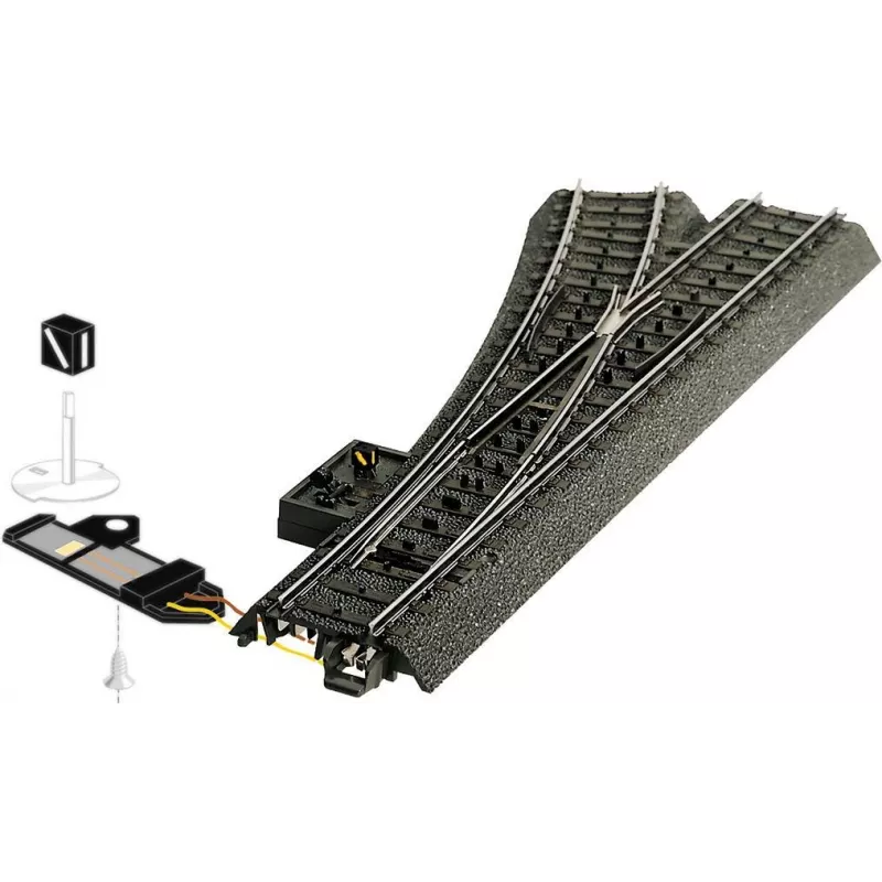 Märklin 74471 H0 C-kisko sähköinen vaihde, oikea