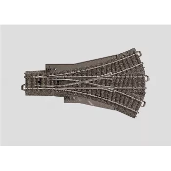 Märklin H0 C-kisko kolmitievaihde 188,3 mm aluspedillä (24630)