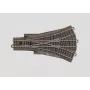 Märklin H0 C-kisko kolmitievaihde 188,3 mm aluspedillä (24630)