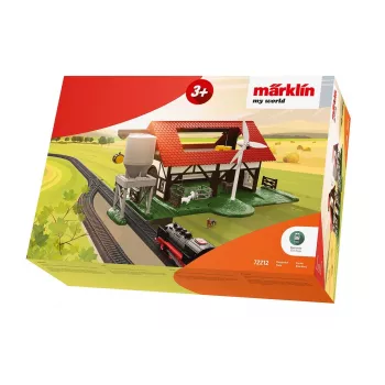 Märklin My World H0 maatila-aloituspaketti 72212 - paristokäyttöinen juna eläimillä ja kiskoilla