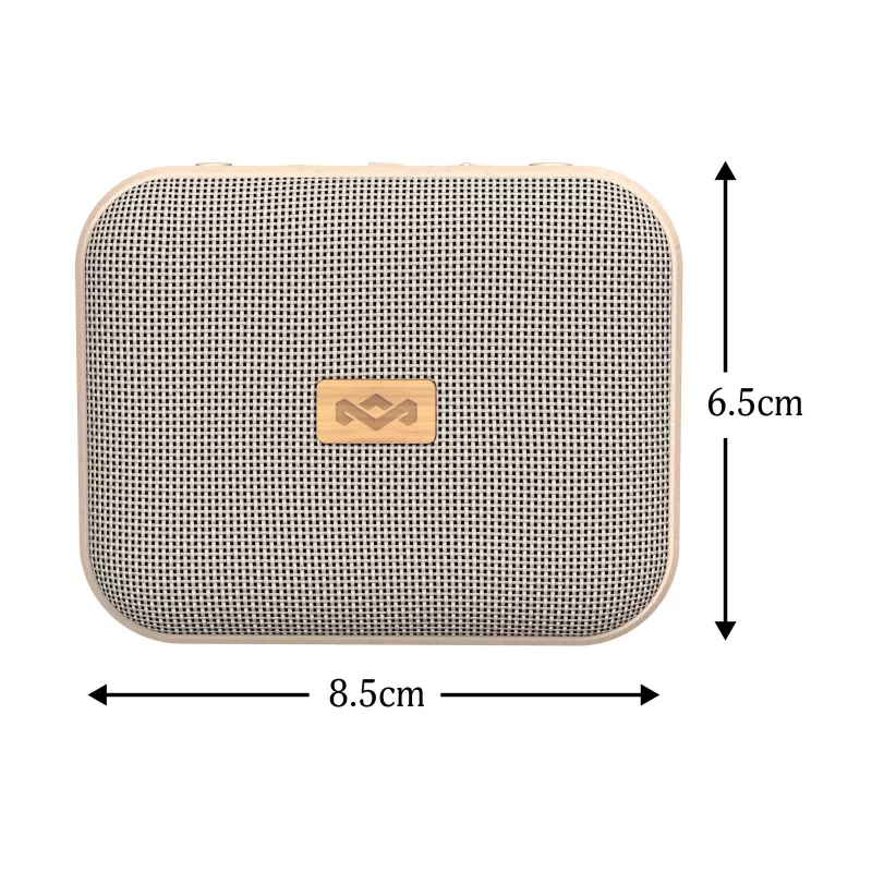 Marley Jammin EM-JA026-CE kannettava Bluetooth-kaiutin, vedenkestävä, kermanvärinen