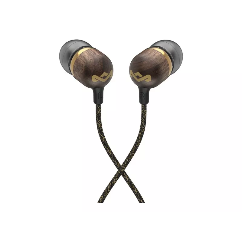 Marley Smile Jamaica langalliset nappikuulokkeet mikrofonilla, USB Type-C, messinki