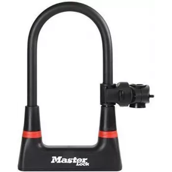 Master Lock U-lukko terästä kiinnikkeellä 8279EURDPRO musta/hopea