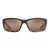 MAUI JIM H766-10MF unisex-suorakaiteen muotoiset aurinkolasit mattamusta neutraalinharmaa 58 mm