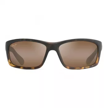 MAUI JIM H766-10MF unisex-suorakaiteen muotoiset aurinkolasit mattamusta neutraalinharmaa 58 mm