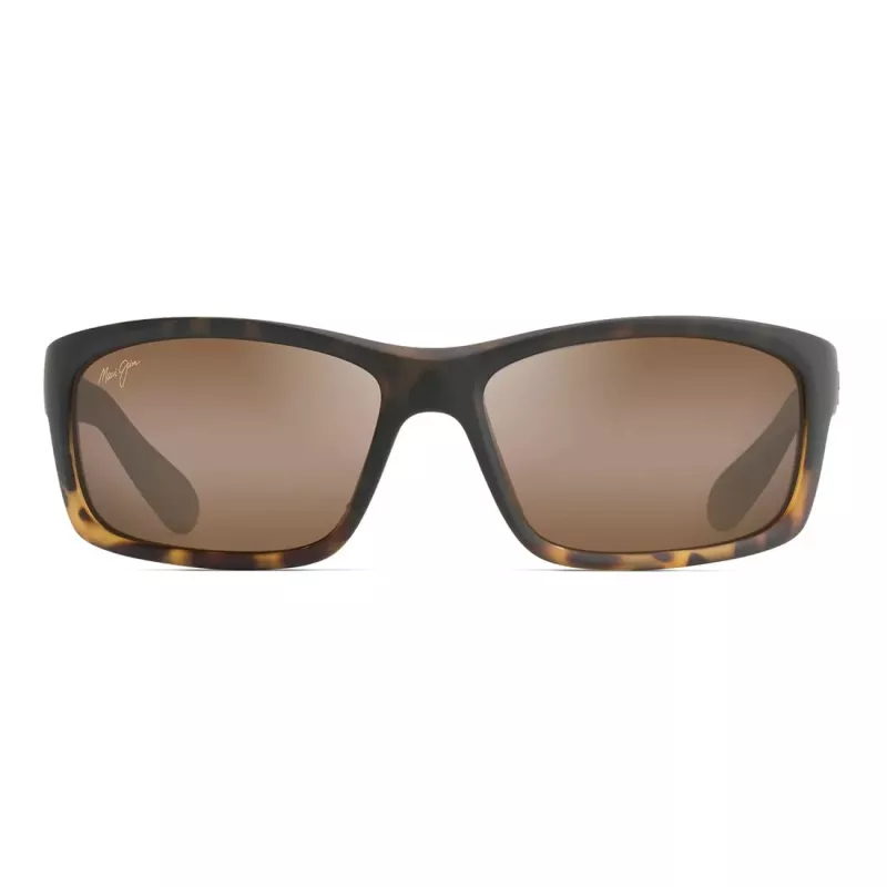 MAUI JIM H766-10MF unisex-suorakaiteen muotoiset aurinkolasit mattamusta neutraalinharmaa 58 mm