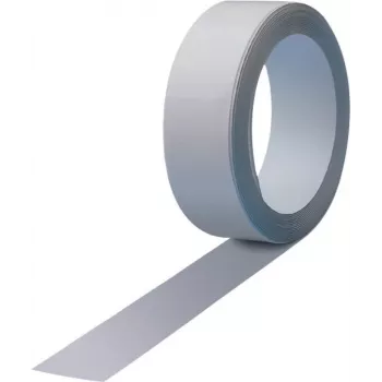 MAUL 6210102 itseliimautuva magneettinauha 100 cm, valkoinen alumiini, metrinen viivain
