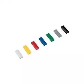 MAUL HEBEL Solid magneetti, 1,0 kg pitovoima, suorakaide 54 x 19 mm, musta, murtumaton muovi 61650-90