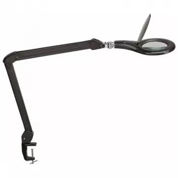 MAUL LED-suurennuslamppu Makro puristusjalalla musta
