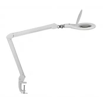 MAUL LED-suurennuslamppu Makro puristusjalalla valkoinen
