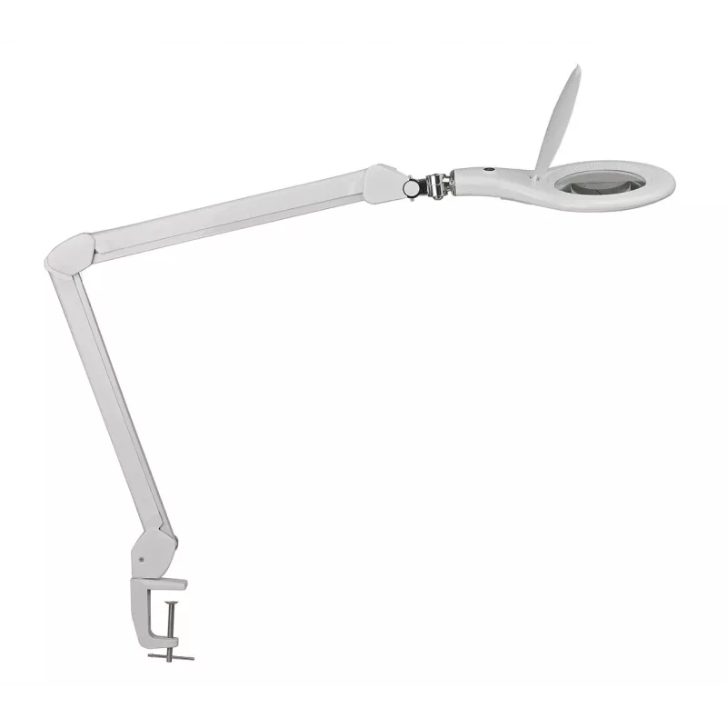 MAUL LED-suurennuslamppu Makro puristusjalalla valkoinen