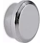 MAUL pyöreä neodyymimagneetti ruostumattomalla teräskotelolla, 30 mm halkaisija, 9 mm paksuus, hopea, 1 kpl 6171096