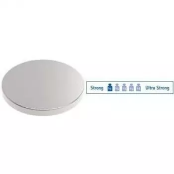 MAUL itseliimautuva neodyymimagneetti, 10 mm halkaisija, 1 mm paksu, nikkelöity, 0,5 kg pitovoima, 1 kpl 6167196