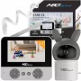 MBG Line Care C5 Langaton videoitkuhälytin, pyörivä kamera, 4,3 tuuman LCD