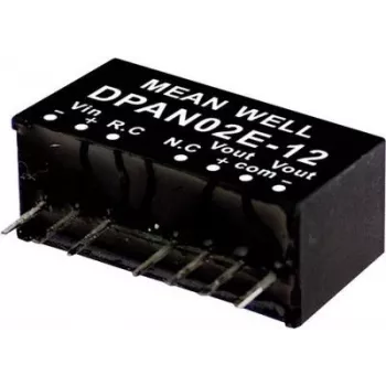 MEAN WELL DPAN02A-15 DC-DC-muunninmoduuli 2W 5V–15V SIP4