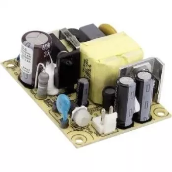 MEAN WELL EPS-15-5 - 15W yksiulostuloinen PCB-asennettava AC/DC-virtalähde, 5V 3A, 90-264VAC, ylikuormitus-/ylijännite-/oikosulkusuojaus, ITE-turvallisuus
