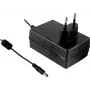 MEAN WELL GST36E12-P1J 36W 12V DC 3A EU-pistoke AC/DC-virtalähde 5,5x2,1mm holkkipistokkeella
