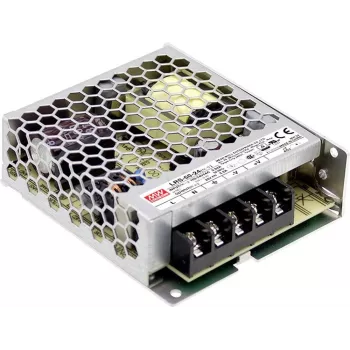 MEAN WELL LRS-50-5 AC/DC-virtalähde 50W 5V 10A suljettu runkoasennus