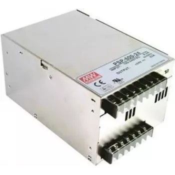 MEAN WELL PSP-600-24 600W 24V 25A suljettu virtalähde PFC:llä
