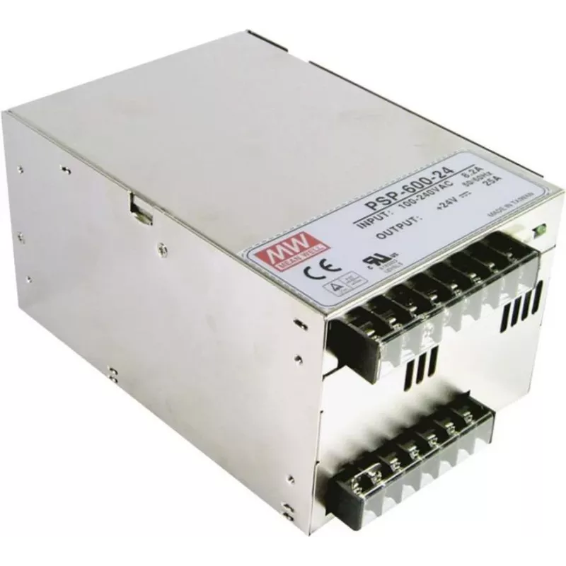MEAN WELL PSP-600-27 600 W 27 V 22,2 A suljettu virtalähde PFC:llä